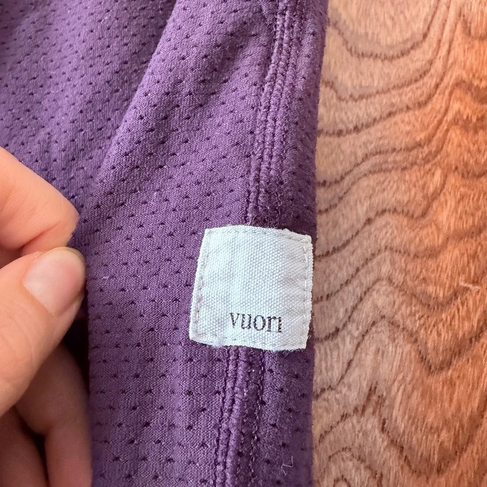 Vuori Purple Mesh Performance Joggers Size Medium - Picture 3 of 5